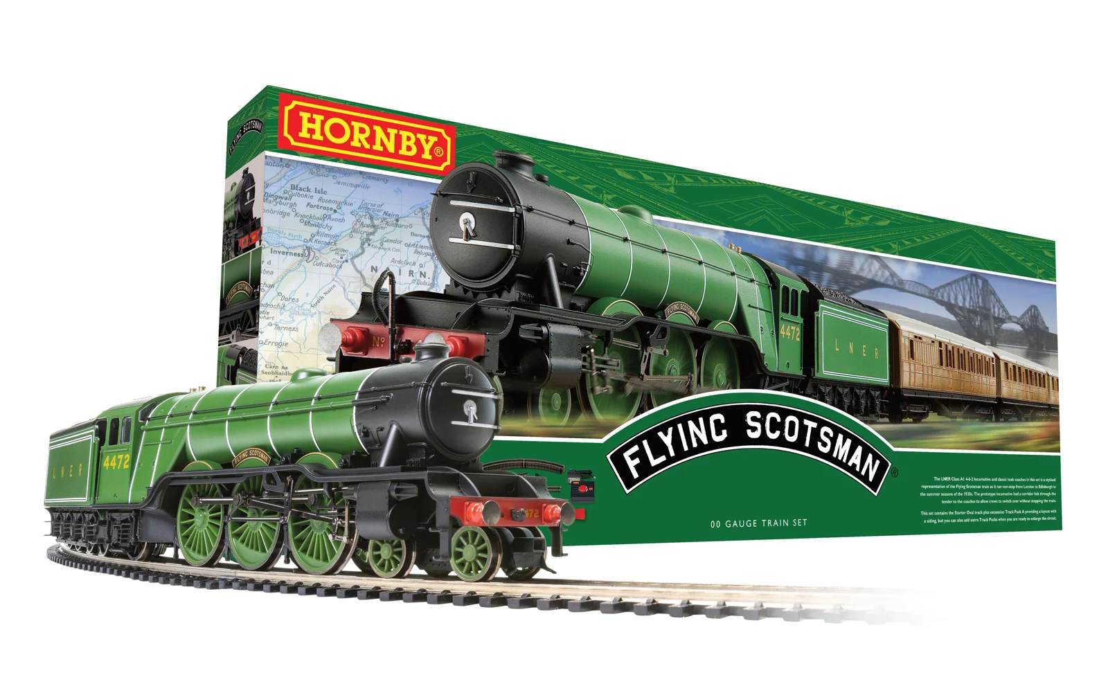 Hornby Flying Scotsman R1255M passenger train model