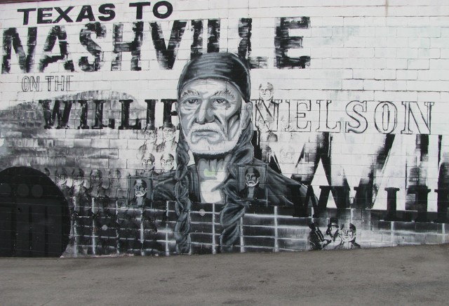 Willie Nelson Mural