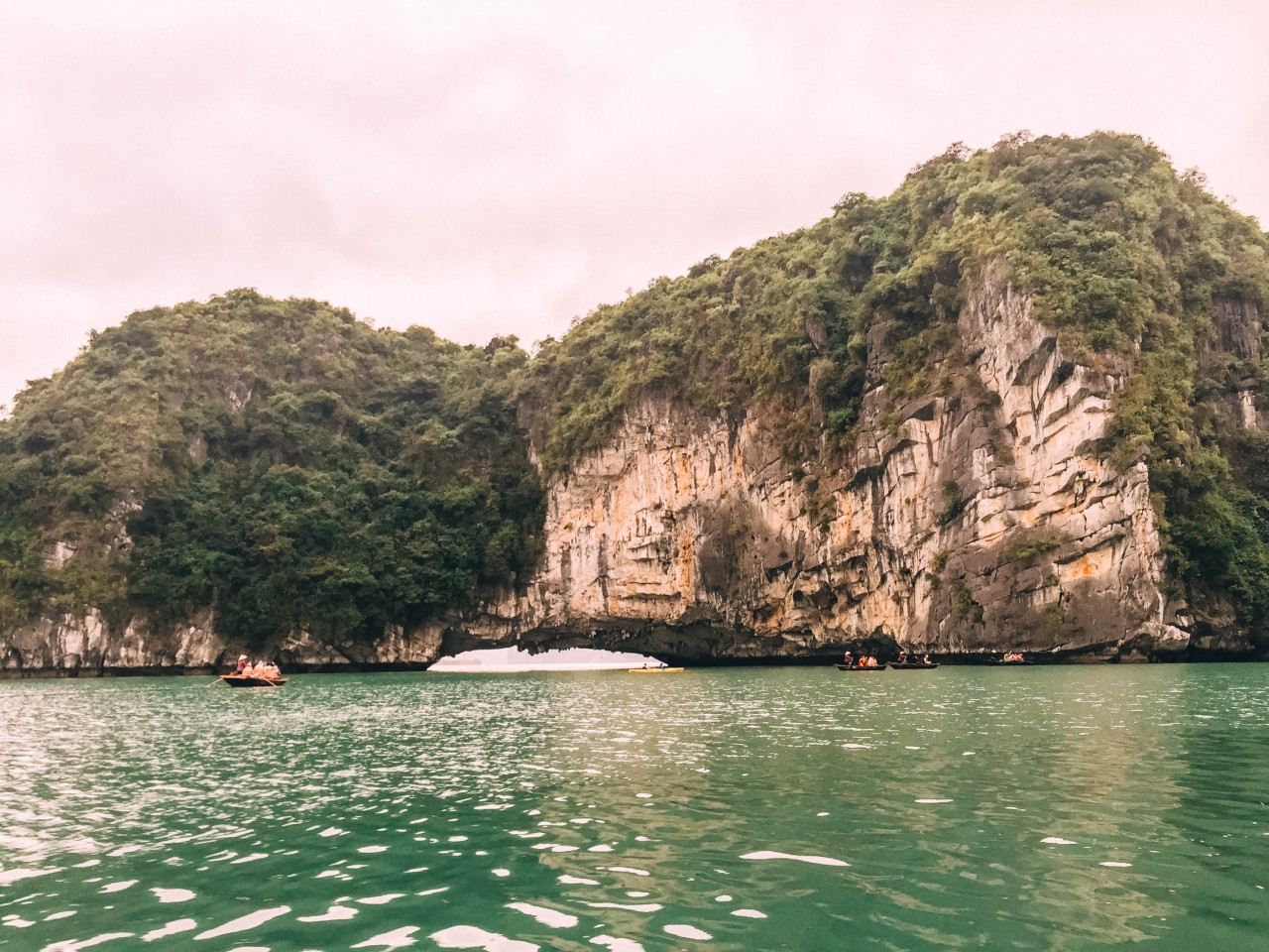 View of Bay's landscape in Halong Bay, Vietnam