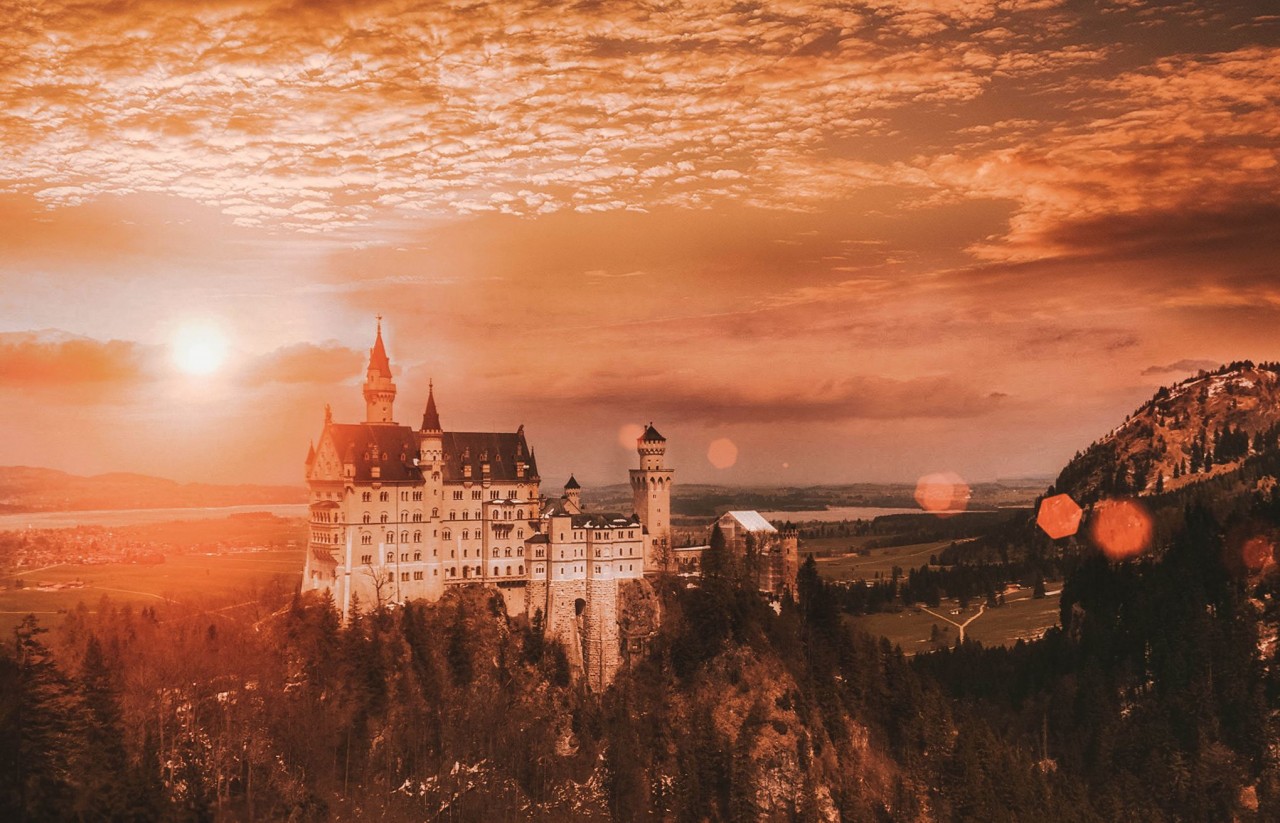 Neuschwanstein castle - Best Places to Visit Europe in the Fall 